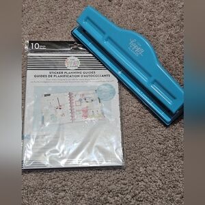 The Happy Planner Page Hole Punch & Sticker Planning Guides